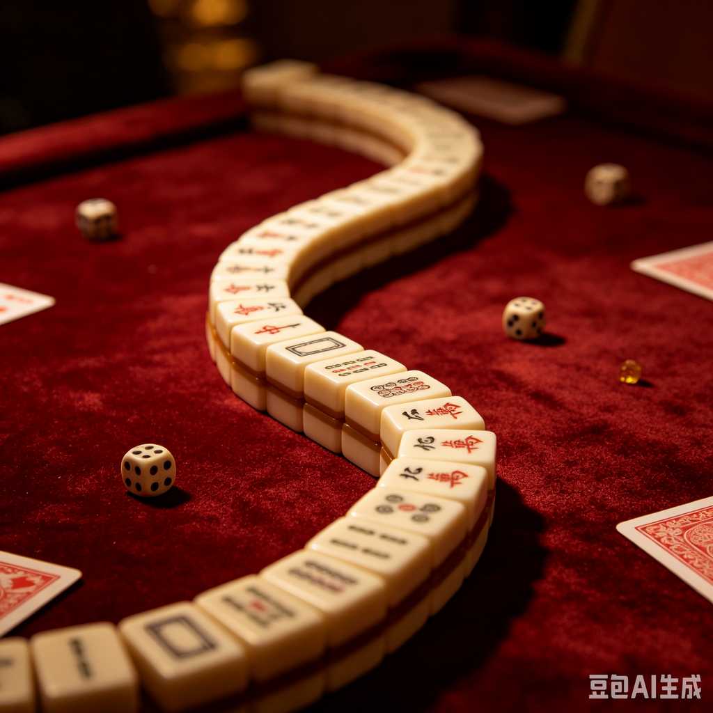 modern text mahjong tiles