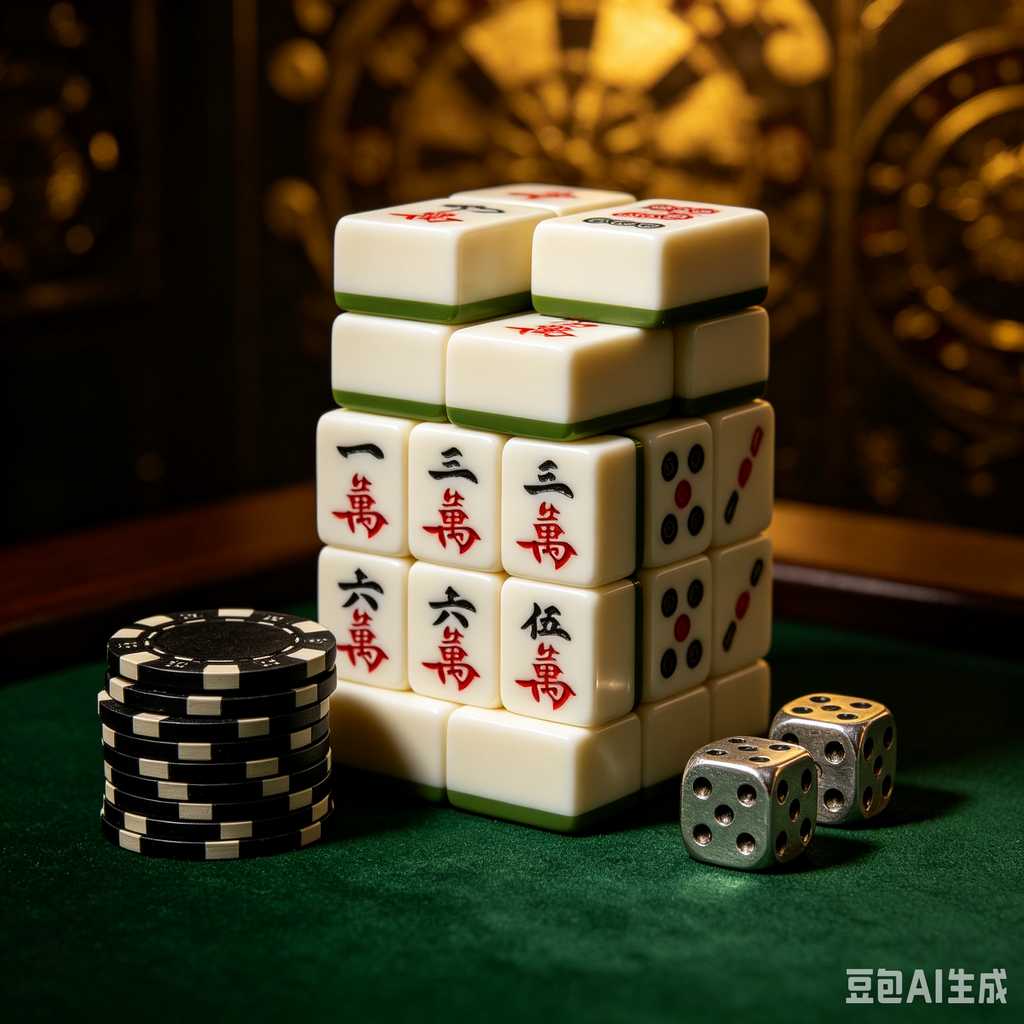 elegant text mahjong tiles